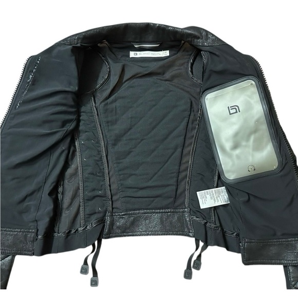 Blanc Noir Black Vintage Mesh Moto Jacket - Picture 10 of 12